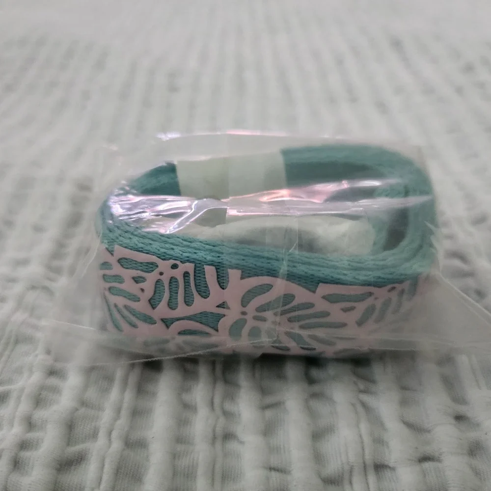 Vera Bradley Wide Lanyard Rain Forest Canopy Teal Pink Tropical 28110-X02 NIP
